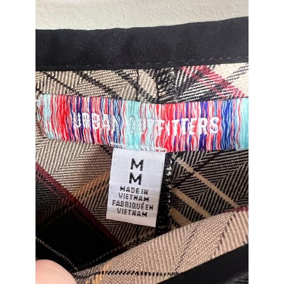 Urban Outfitters Plaid Mini Skirt - Black and Cream - Picture 6 of 10